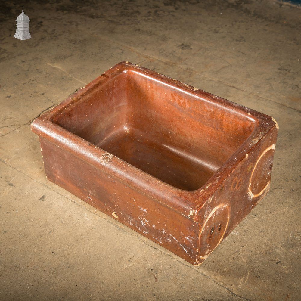 photo vinterior Salt Glazed Trough Planter By Oats & Green Halifax