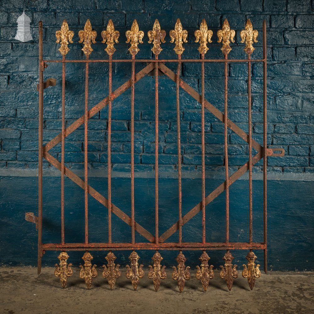 Iron Gate With Decorative Finials photo furniture