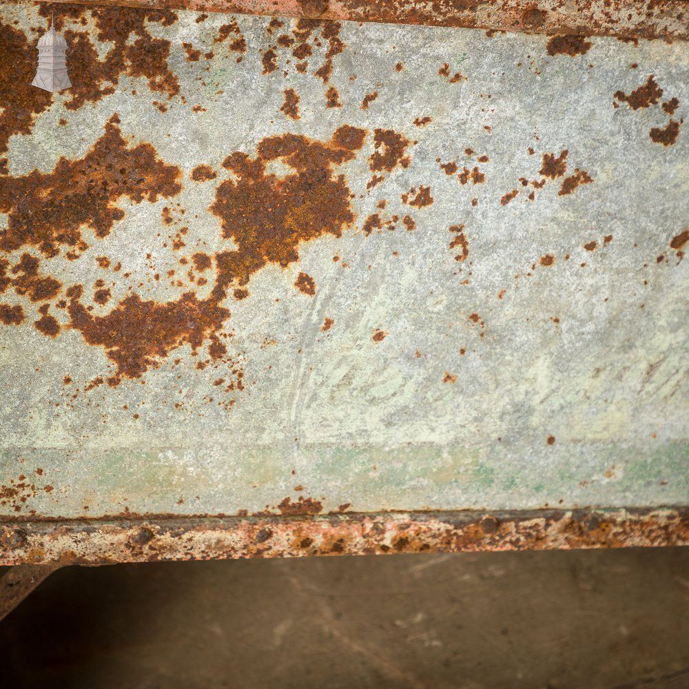 Industrial Factory Cart, Galvanised Handcart photo vinterior