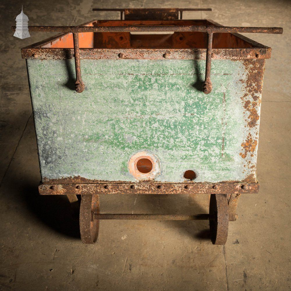 photo buy Industrial Factory Cart, Galvanised Handcart
