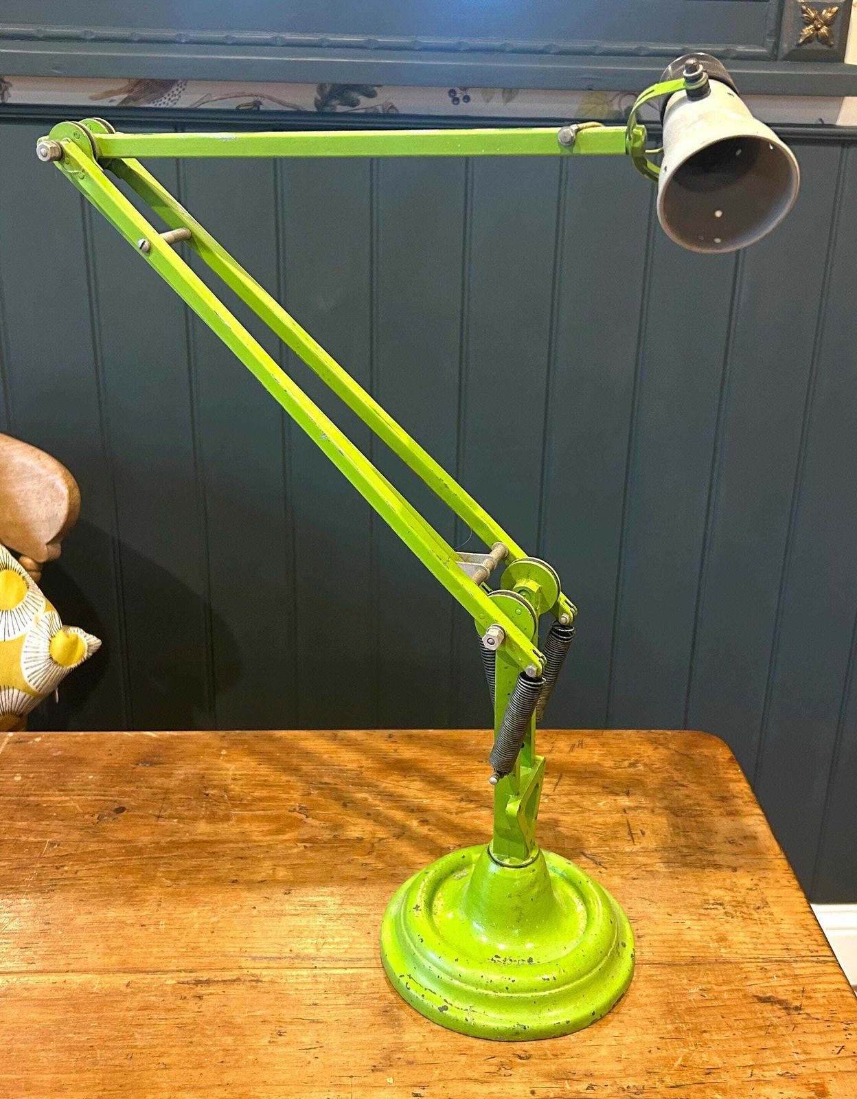 Wwii Raf Air Ministry Herbert Terry 5c/1079 Navigators Desk Industrial Vintage Lamp Retro Anglepoise Antique Light Lighting photo for sale