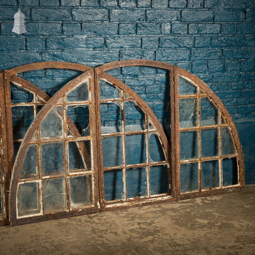 Arched Window Frames, Set Of 5, Cast Iron photo furniture