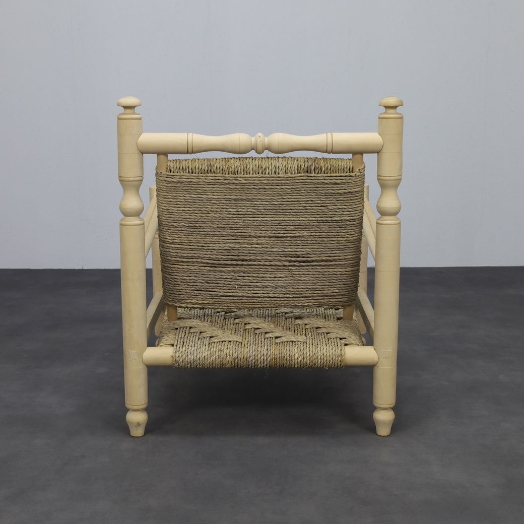 Low Rope Armchair, France, 1970s photo 380.0