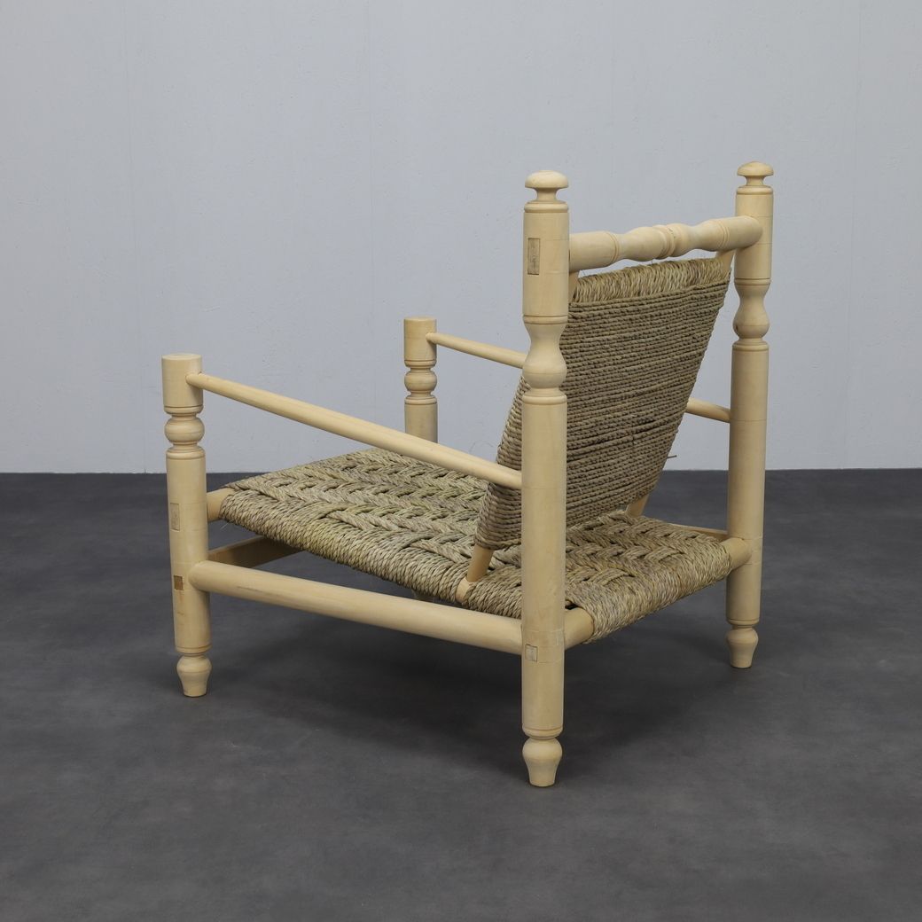 Low Rope Armchair, France, 1970s photo vinterior