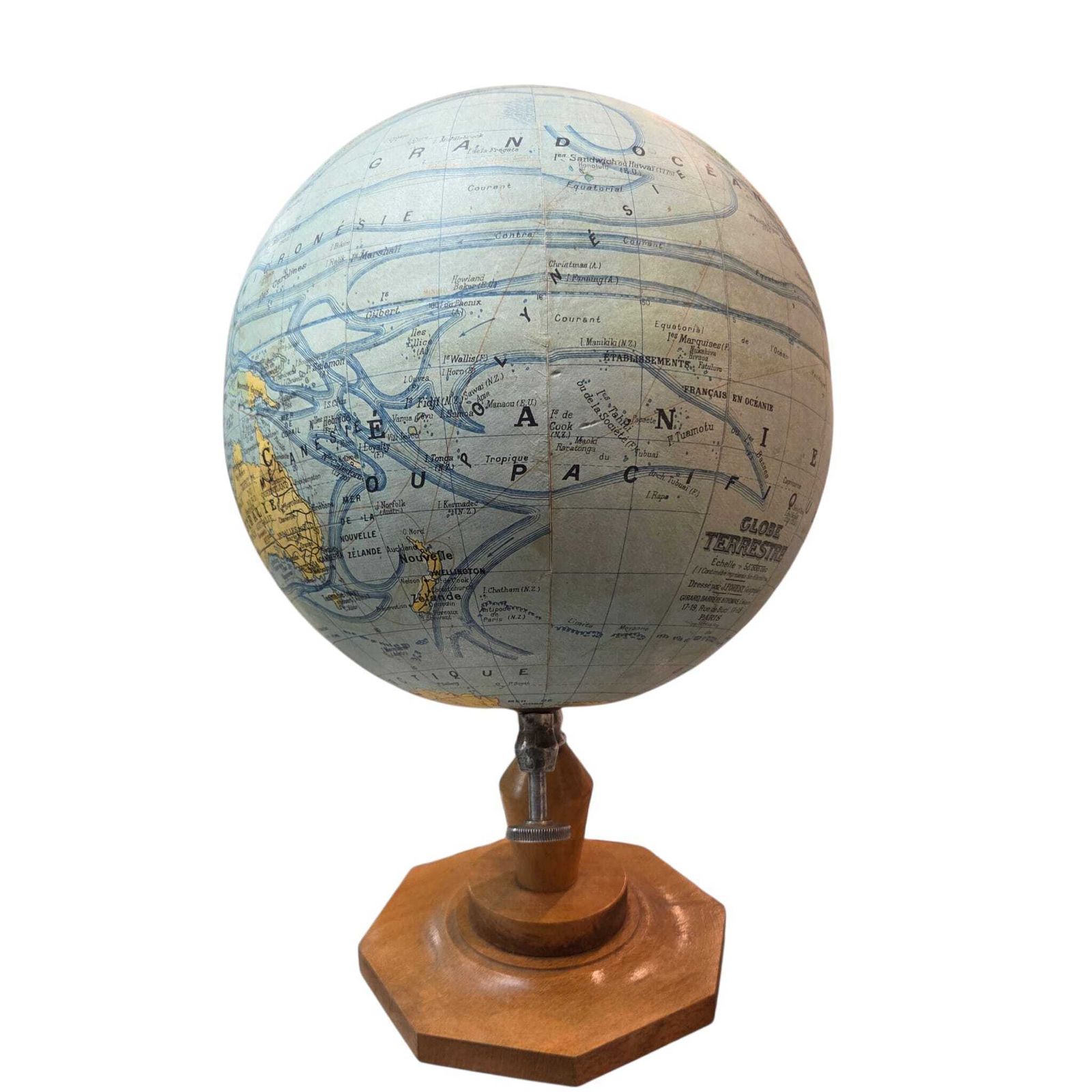 Globe terrestre J. Forest (vers 1930-1933) photo for sale
