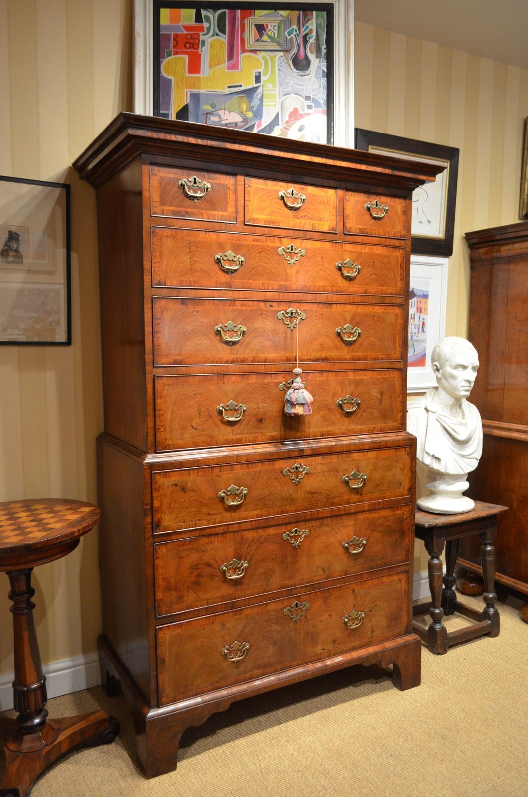 Beautiful George I Walnut Chest On Chest photo furniture