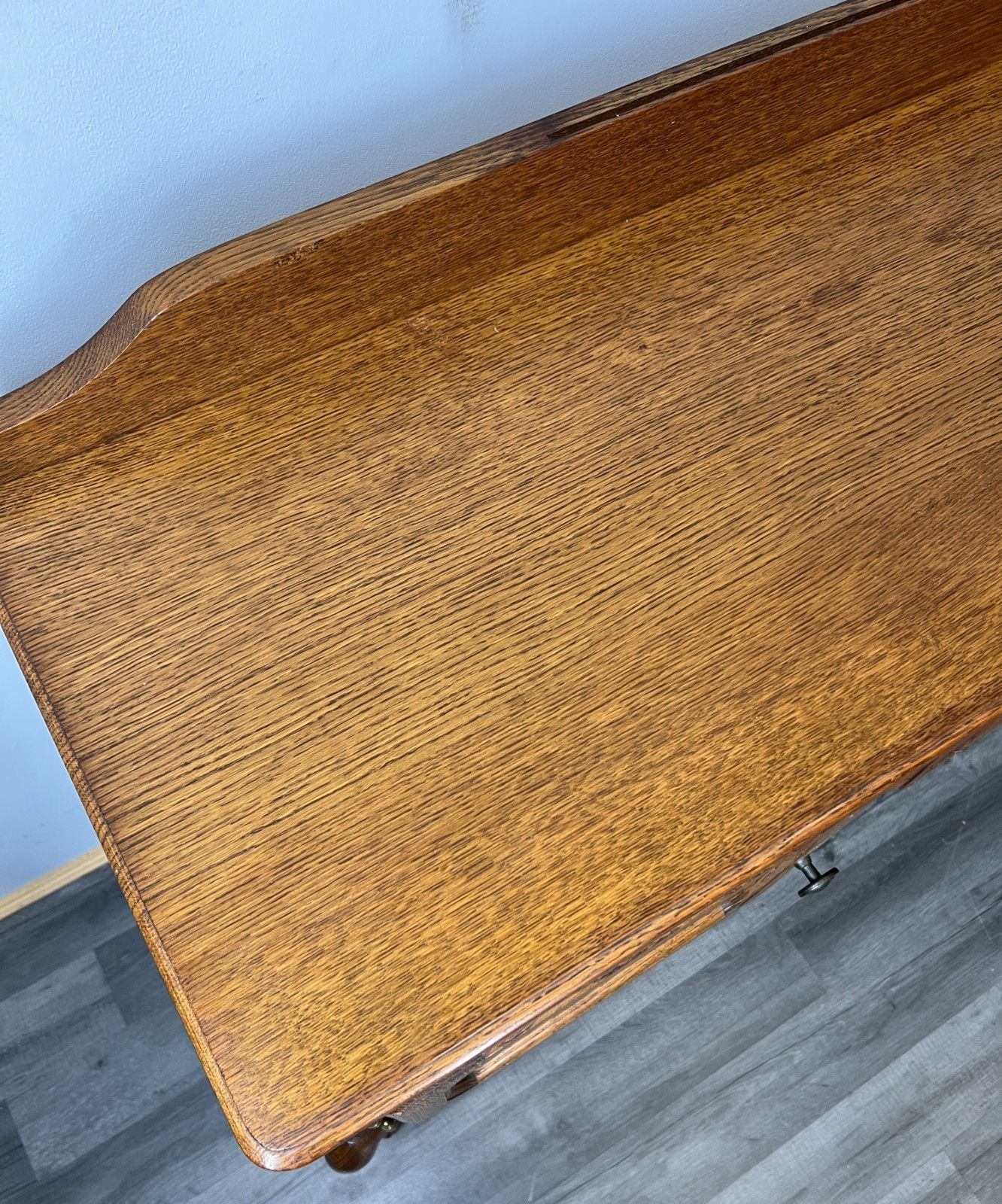 photo furniture Cabinet Vintage French Louis XIV Oak Sideboard With Carved Cupboard Lot 4569