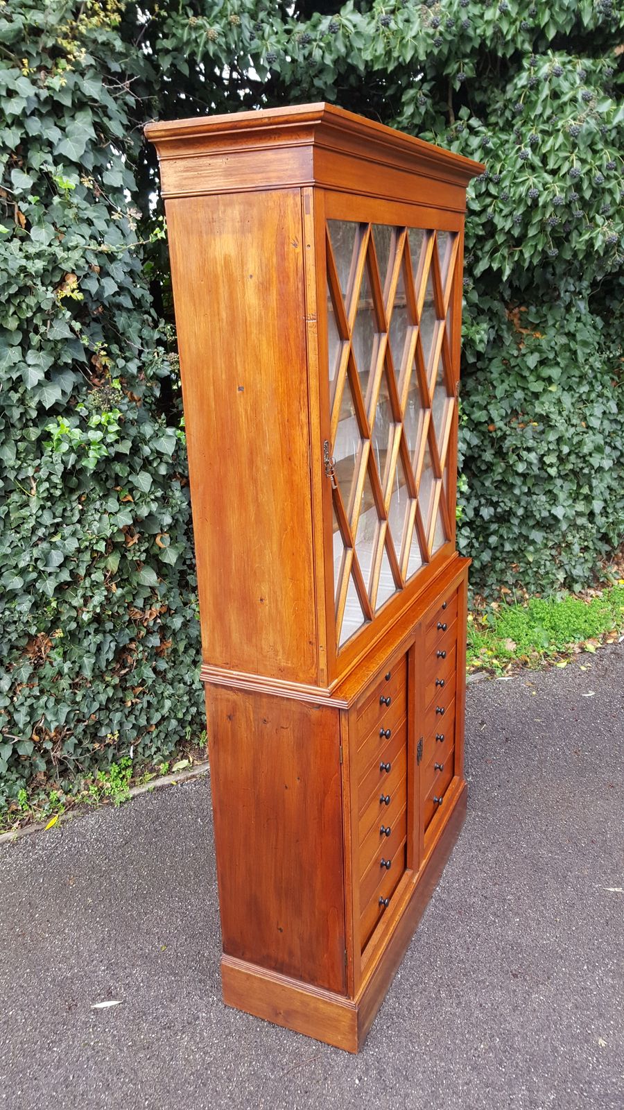 Furniture Victorian Mahogany Collectors Cabinet photo
