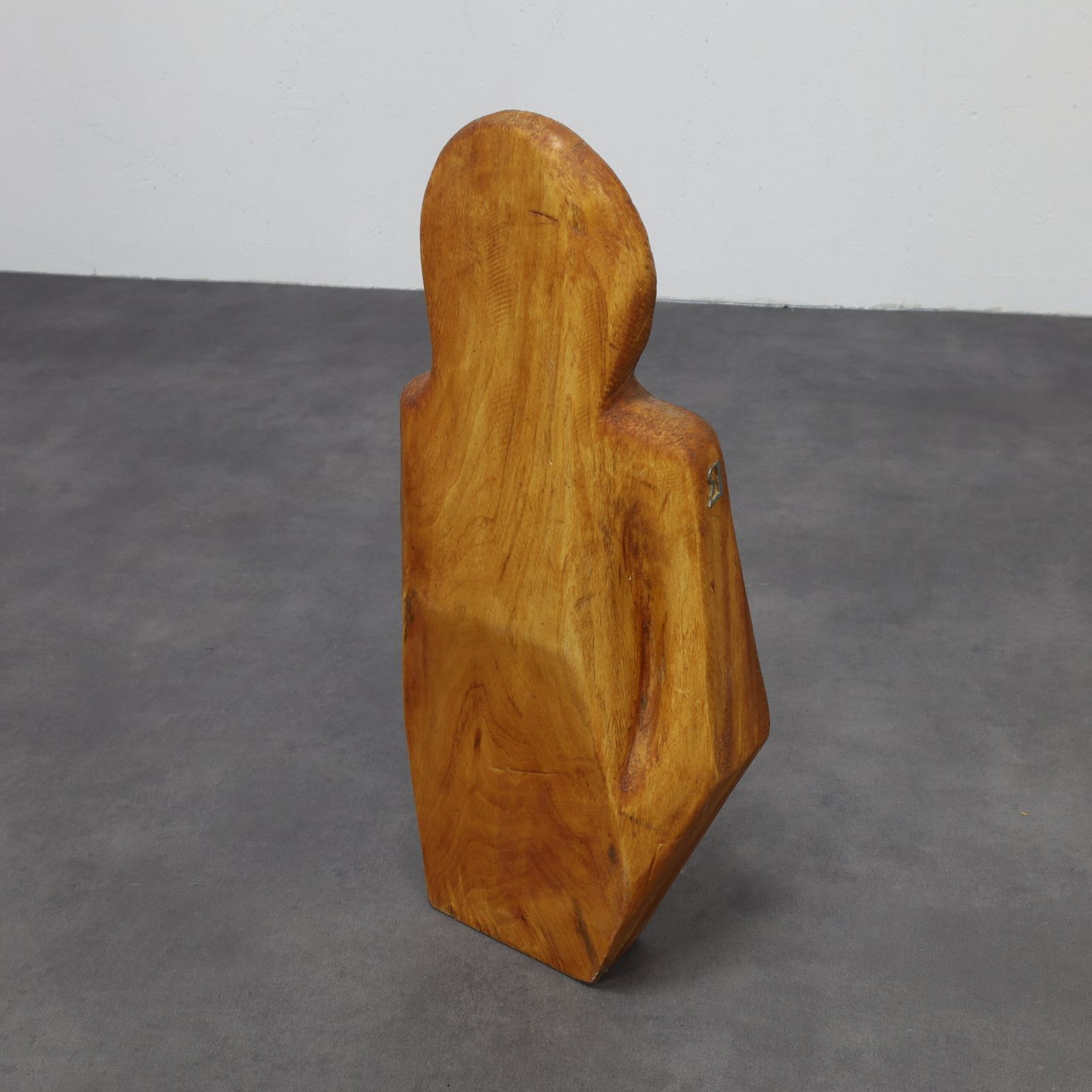 Sculpture Group Family In Wood By Roland Lavianne 1970s photo 1270.0