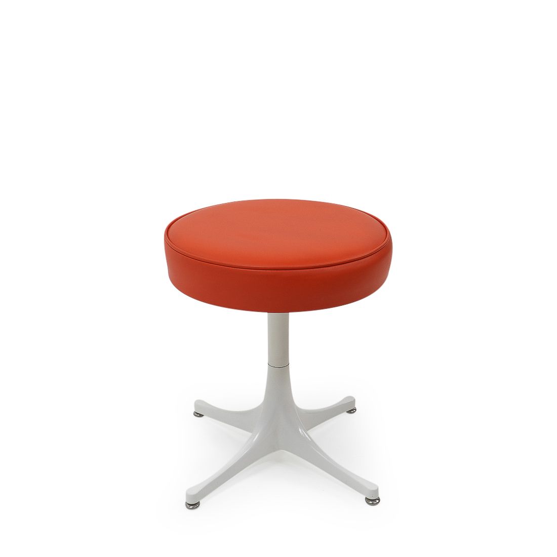 George Nelson Swivel Pedestal Stool For Herman Miller, 1970s (1)