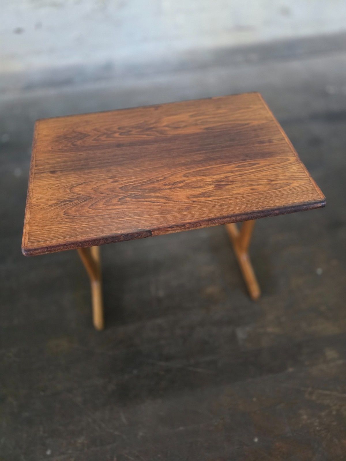 photo buy Rosewood Danish Mid Century Nest Of 3 Tables