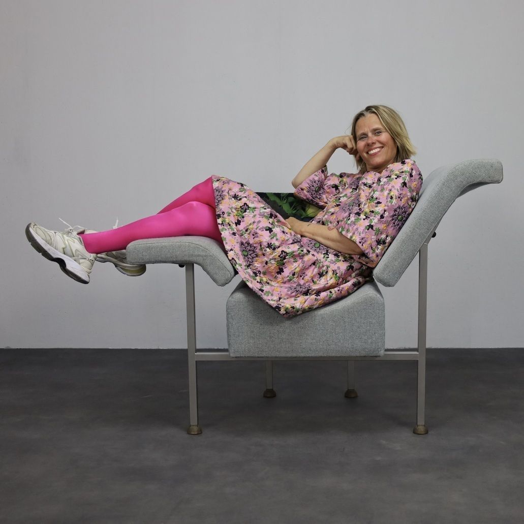 Postmodern Design Lounge Chair Groeten Uit Holland By Rob Eckhardt, 1980s photo furniture