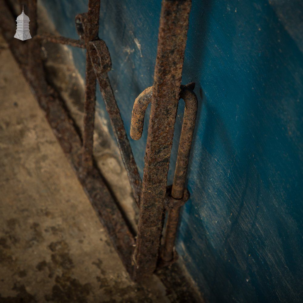 photo for sale Pedestrian Gate, Scroll Design, Wrought Iron
