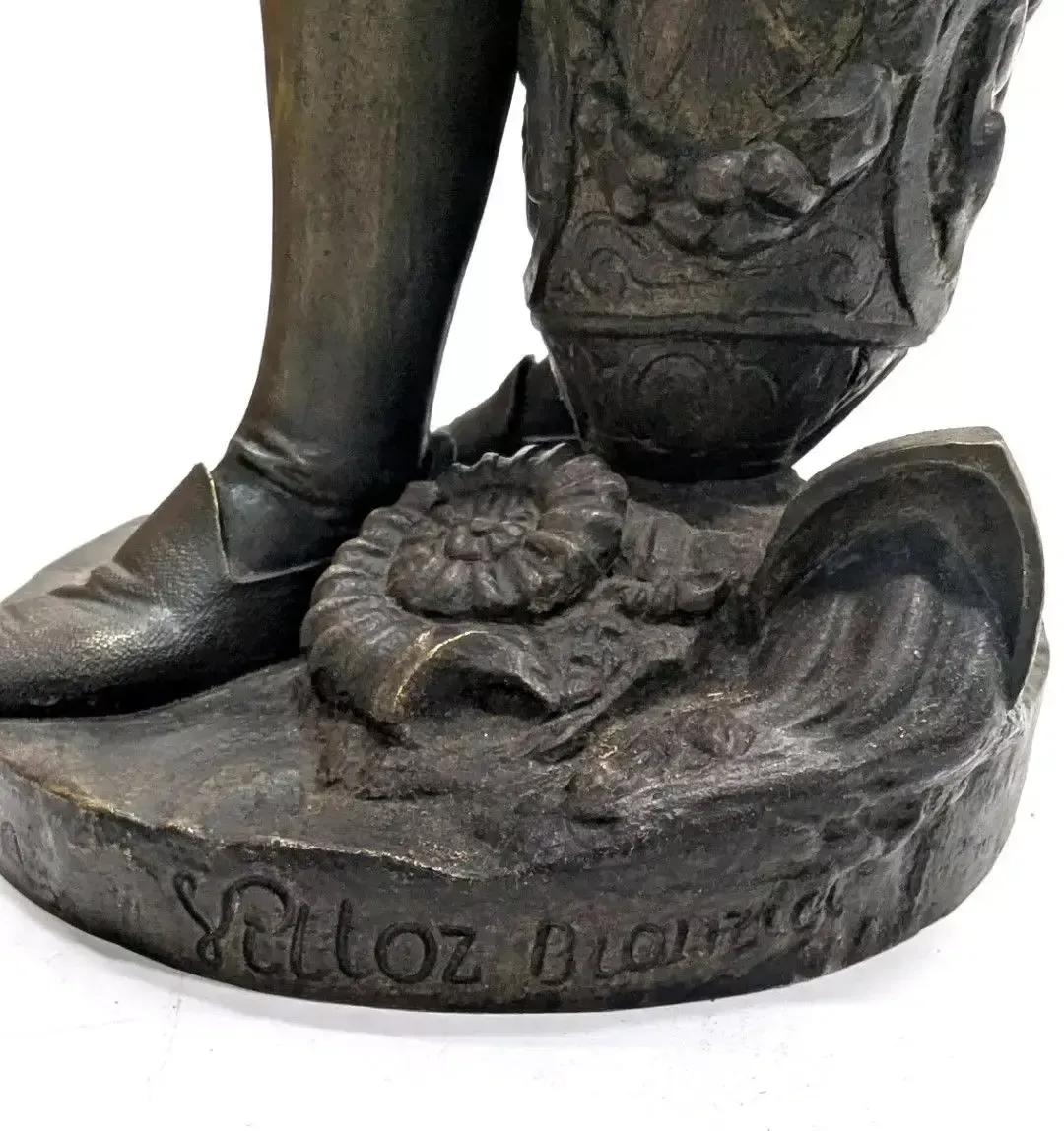 Late 19th Century Bronze Sculpture By Jean Jacques Feuchere Depicting Bernard Palissy photo for sale