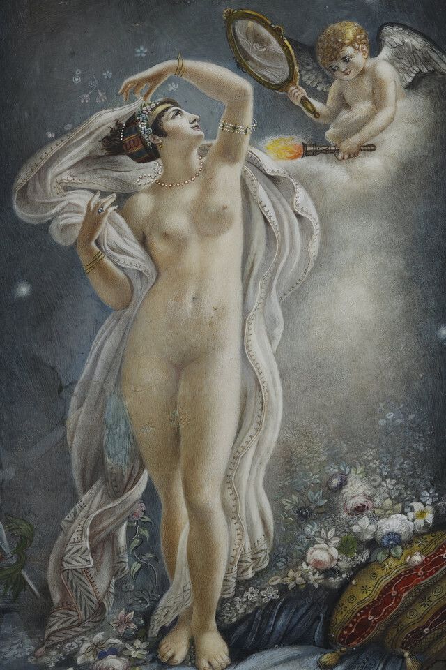 Representation Of Danaë, After A Painting By Anne Louis Girodet Trioson photo 4639.0