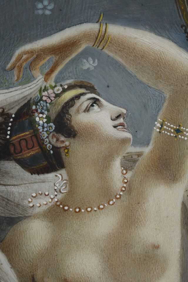 photo vinterior Representation Of Danaë, After A Painting By Anne Louis Girodet Trioson