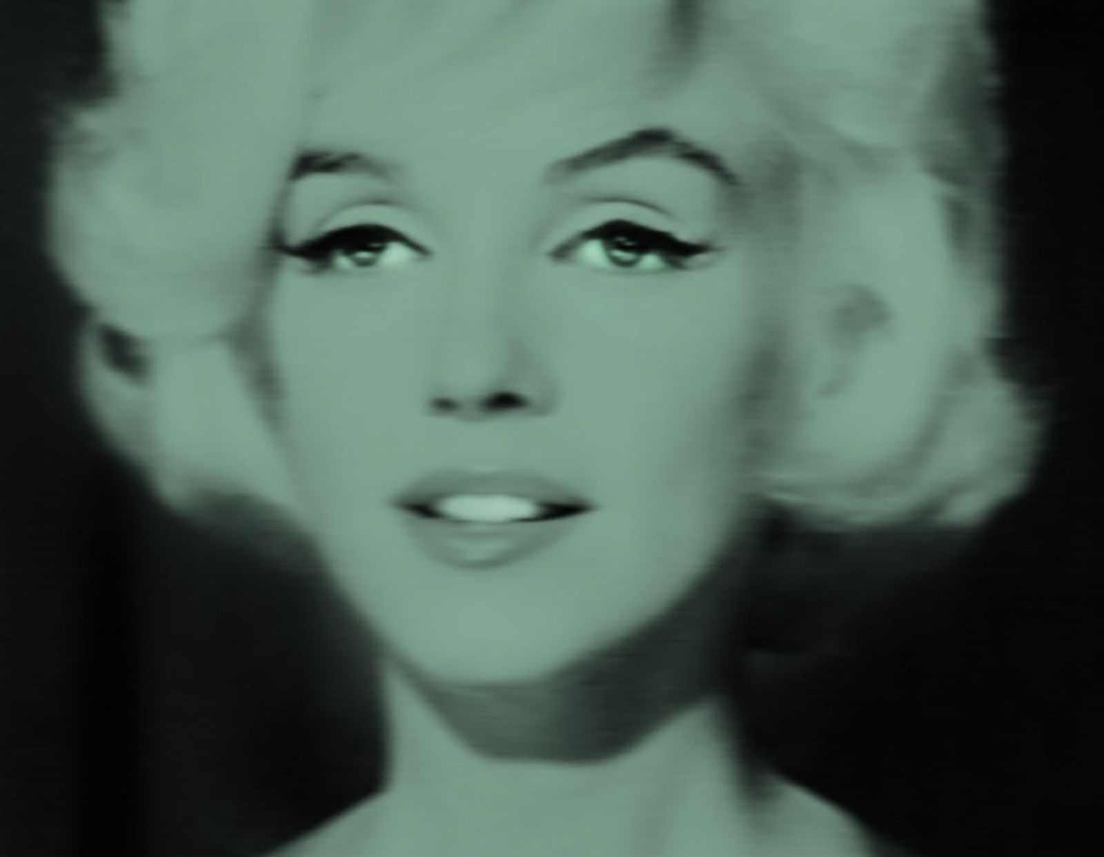 Batik 'Emerald Marilyn' Signed Limited Edition Print Framed In Black