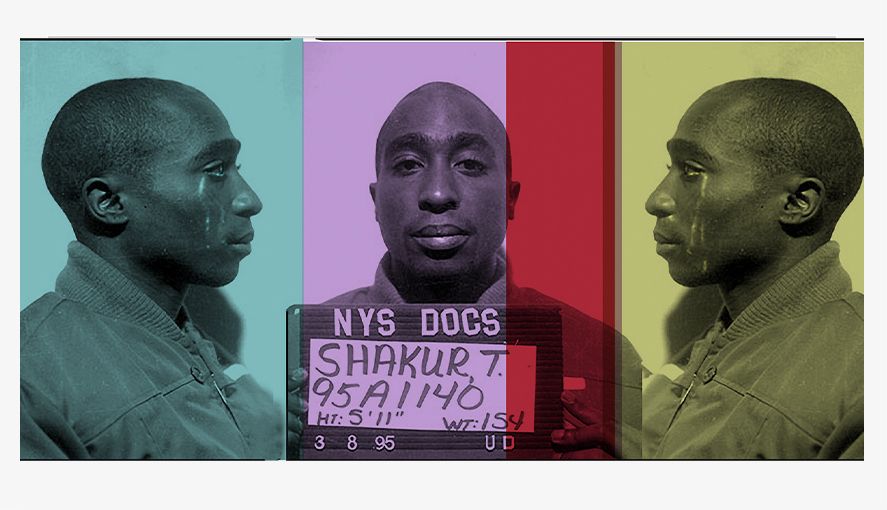 Batik 'Tears4 2pac' Signed Limited Edition Print Framed In Black
