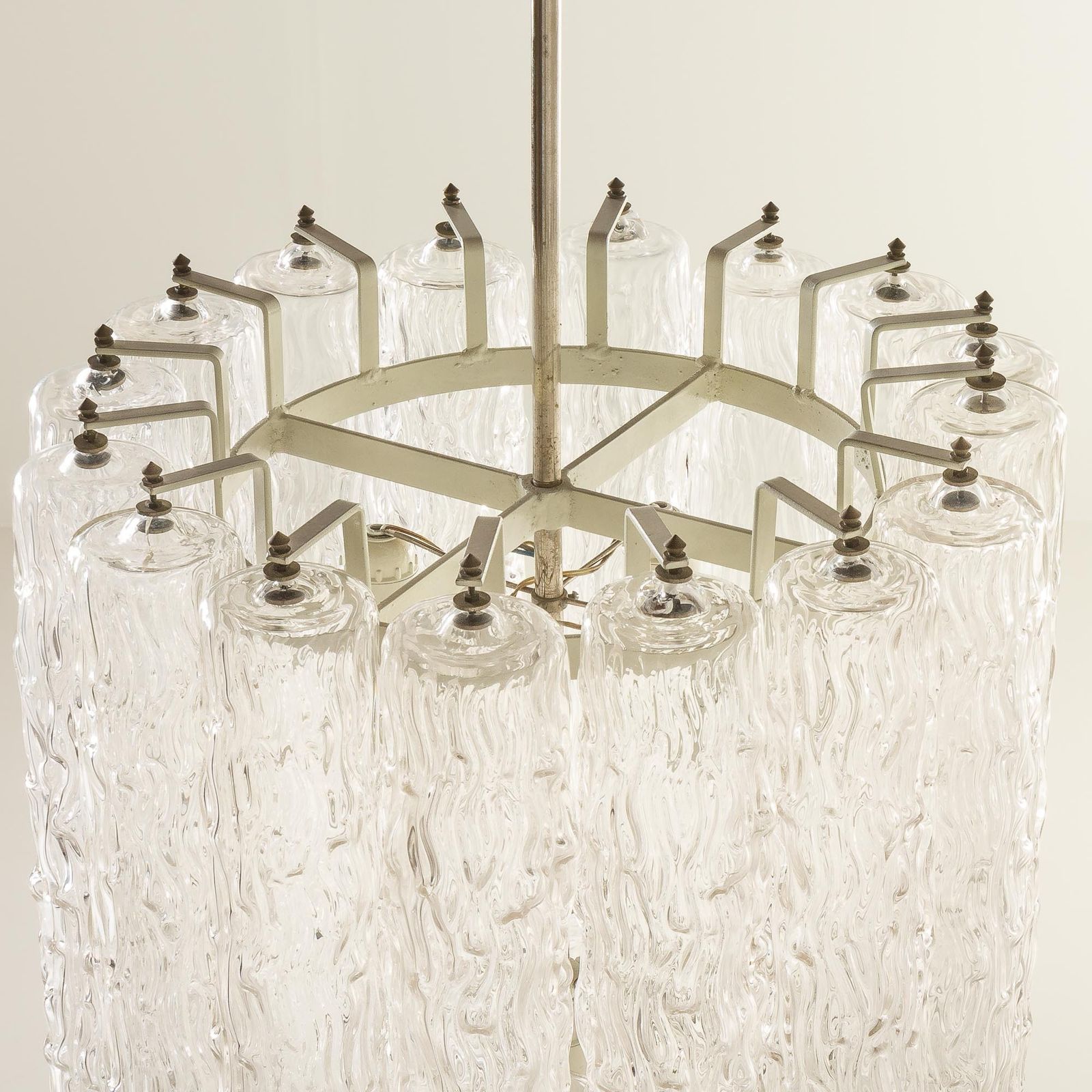 Lighting Reserved For Stephen Venini Extra Large Chadeliers Attr. To Toni Zuccheri, Italy, 1970s. Set Of 2. photo