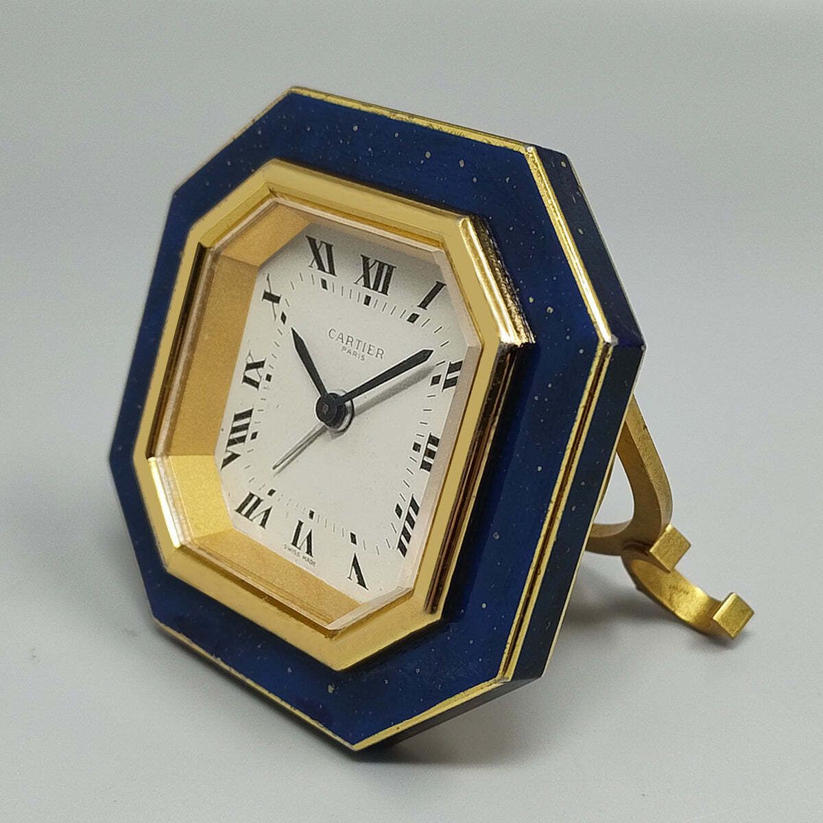 1980s Gorgeous Cartier Alarm Clock Pendulette. Made In Swiss photo Home Decor