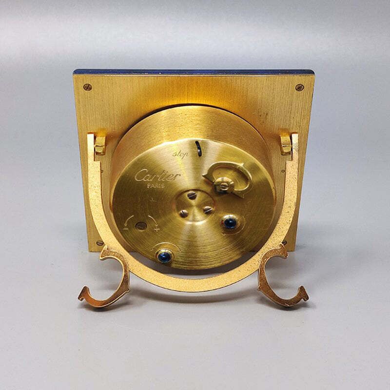 1980s Gorgeous Cartier Alarm Clock Pendulette. Made In Swiss photo 2104.0