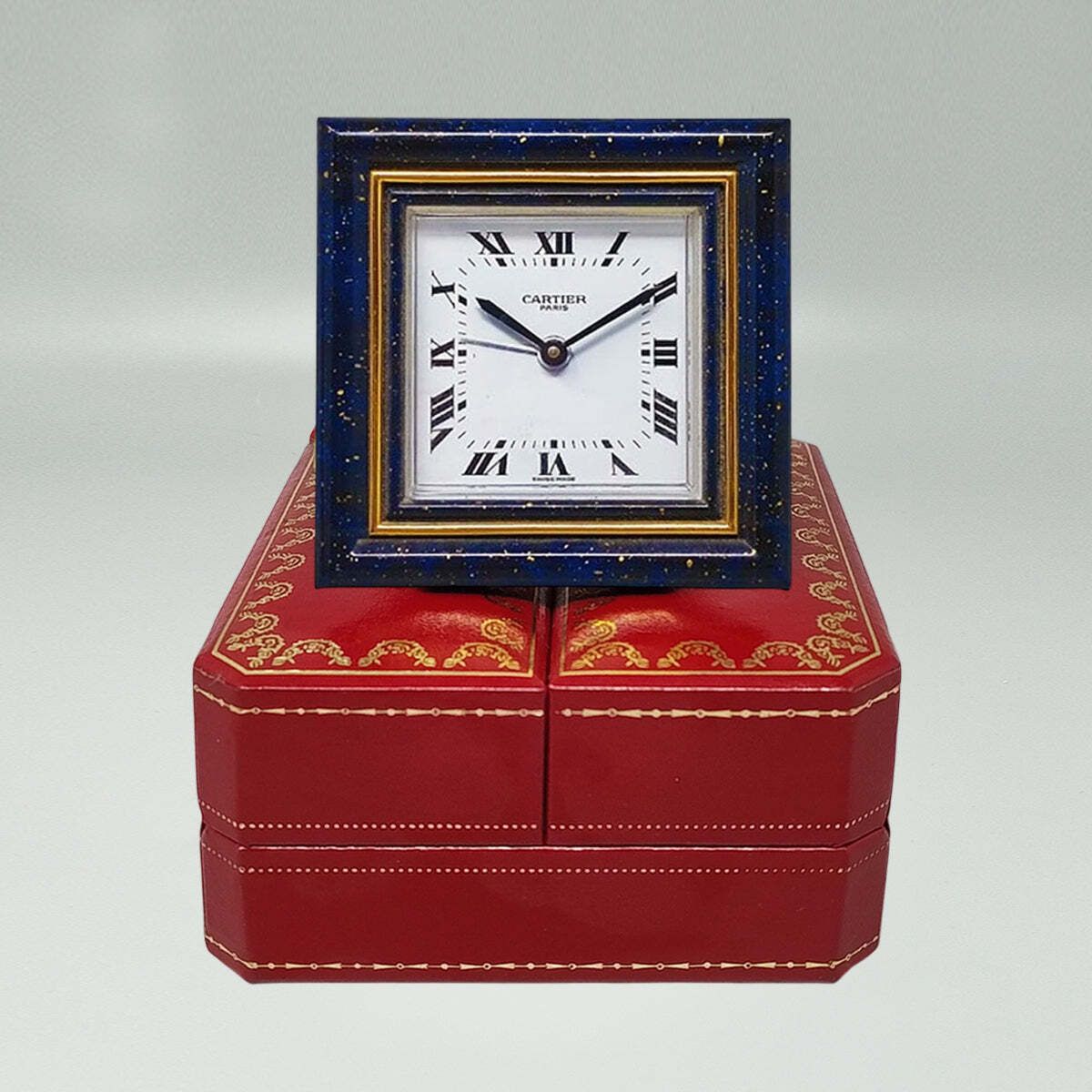 1980s Gorgeous Cartier Alarm Clock Pendulette. Made In Swiss photo buy