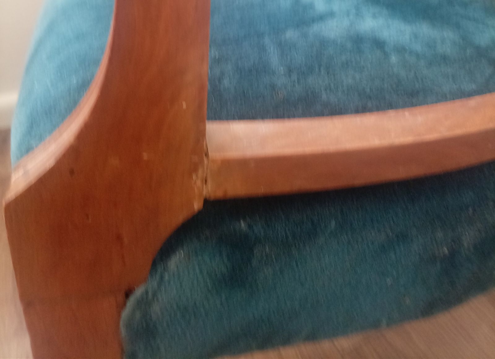 Tub Chair. Nursing Chair (Or Occasional Chair). Reupholstered Approximately 45 Years Ago. photo buy
