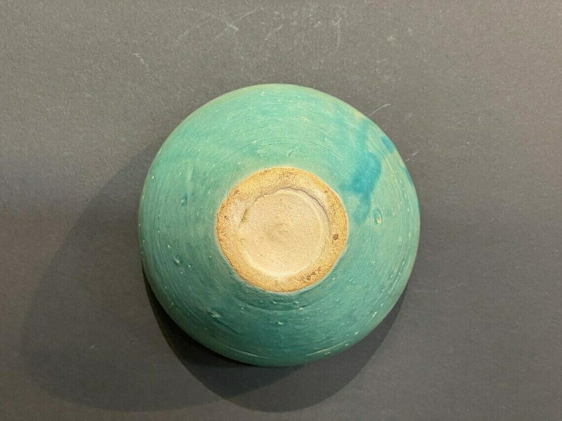 Small Turquoise, Elegant Studio Ceramics, Vase From West German Art Ceramics, 1960 photo 50.0