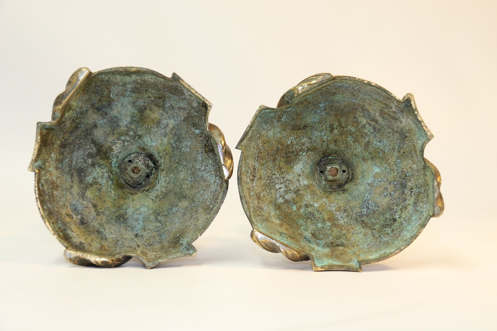 photo furniture A Rare Pair Of 18th Century French Gilt Bronze Candlesticks