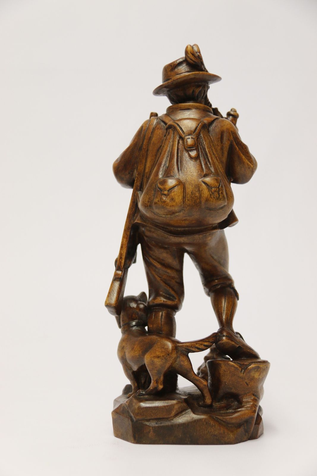 A Rare Black Forest Study Of A Man Hunting With His Dog photo vinterior