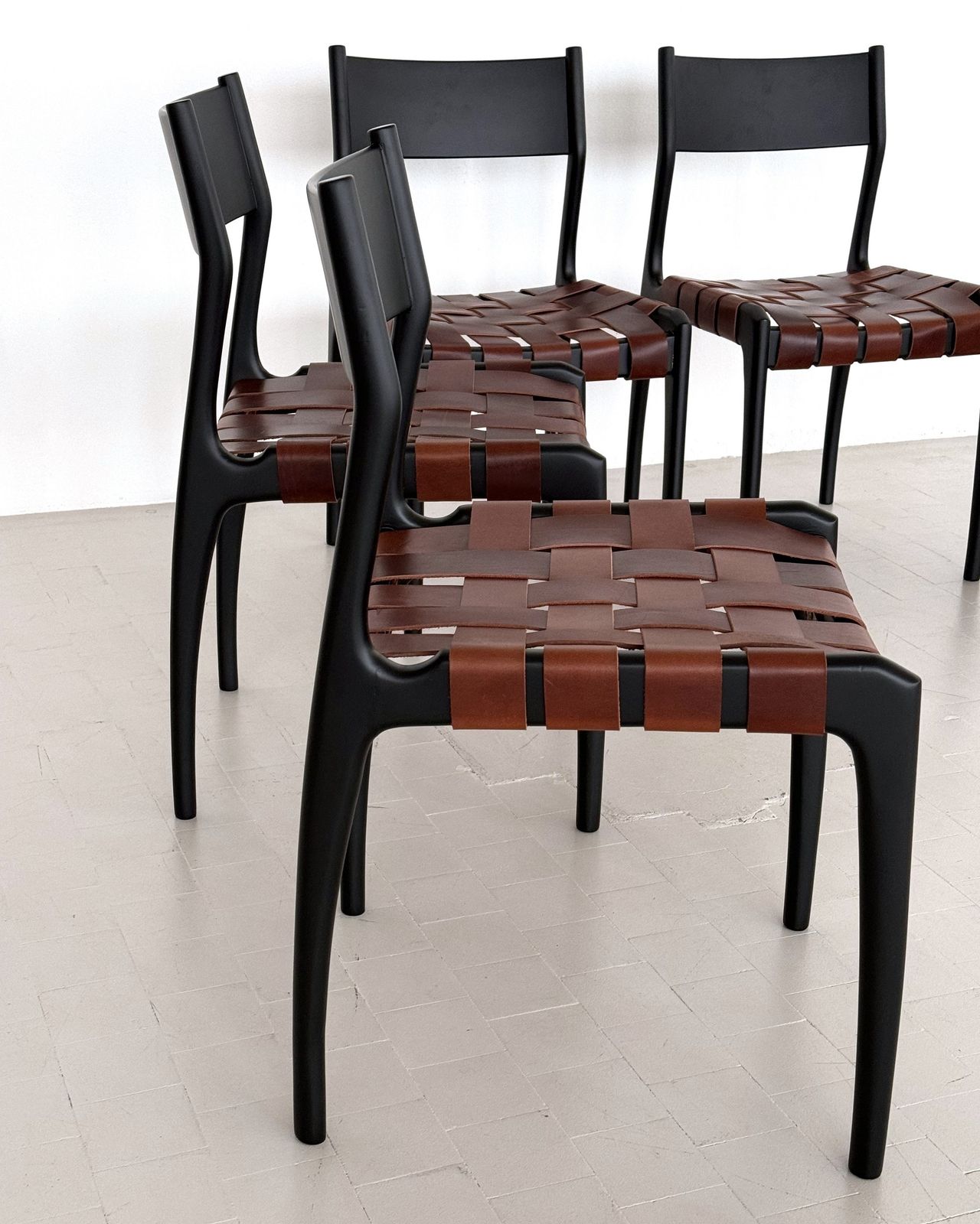 photo for sale Italian 60s Designer Dining Chairs By Palange And Toffoloni, Set Of 6