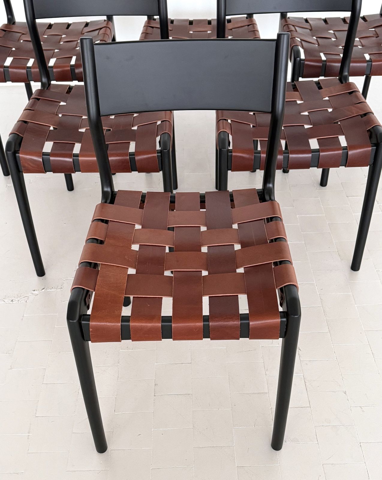 3300.0 Italian 60s Designer Dining Chairs By Palange And Toffoloni, Set Of 6 photo