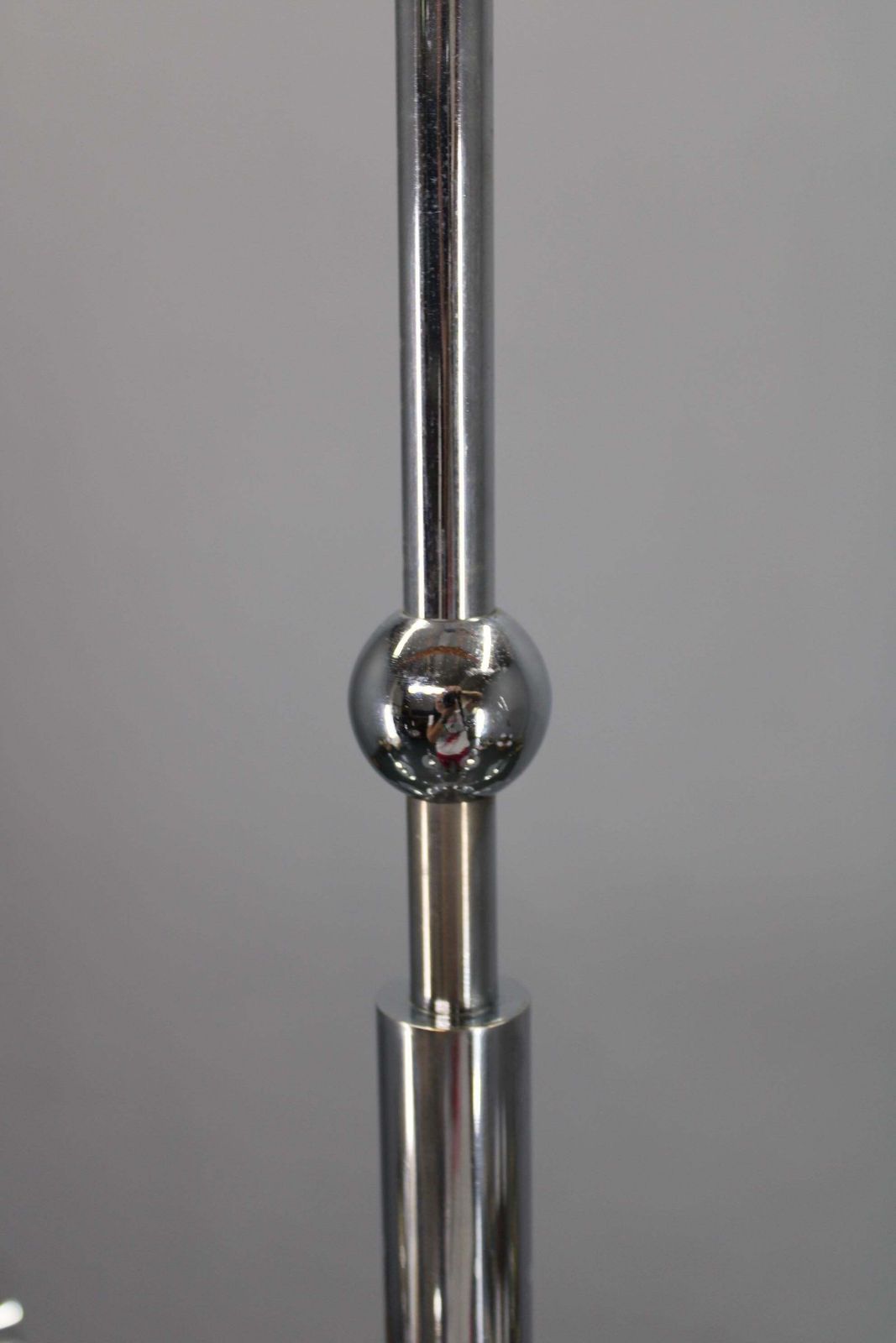 Art Deco Chrome Chandelier With 6 Sandblasted Glass Discs, Czechoslovakia 1930s photo buy