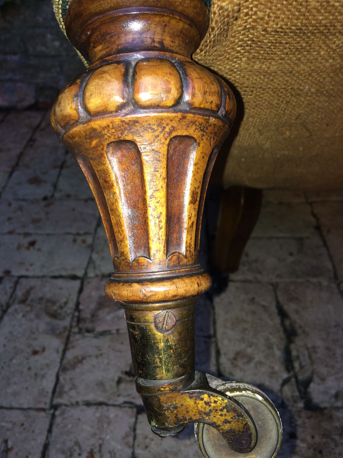 Victorian Gillows Of Lancaster  Walnut Iron Back Armchair. Stamped. photo vintage