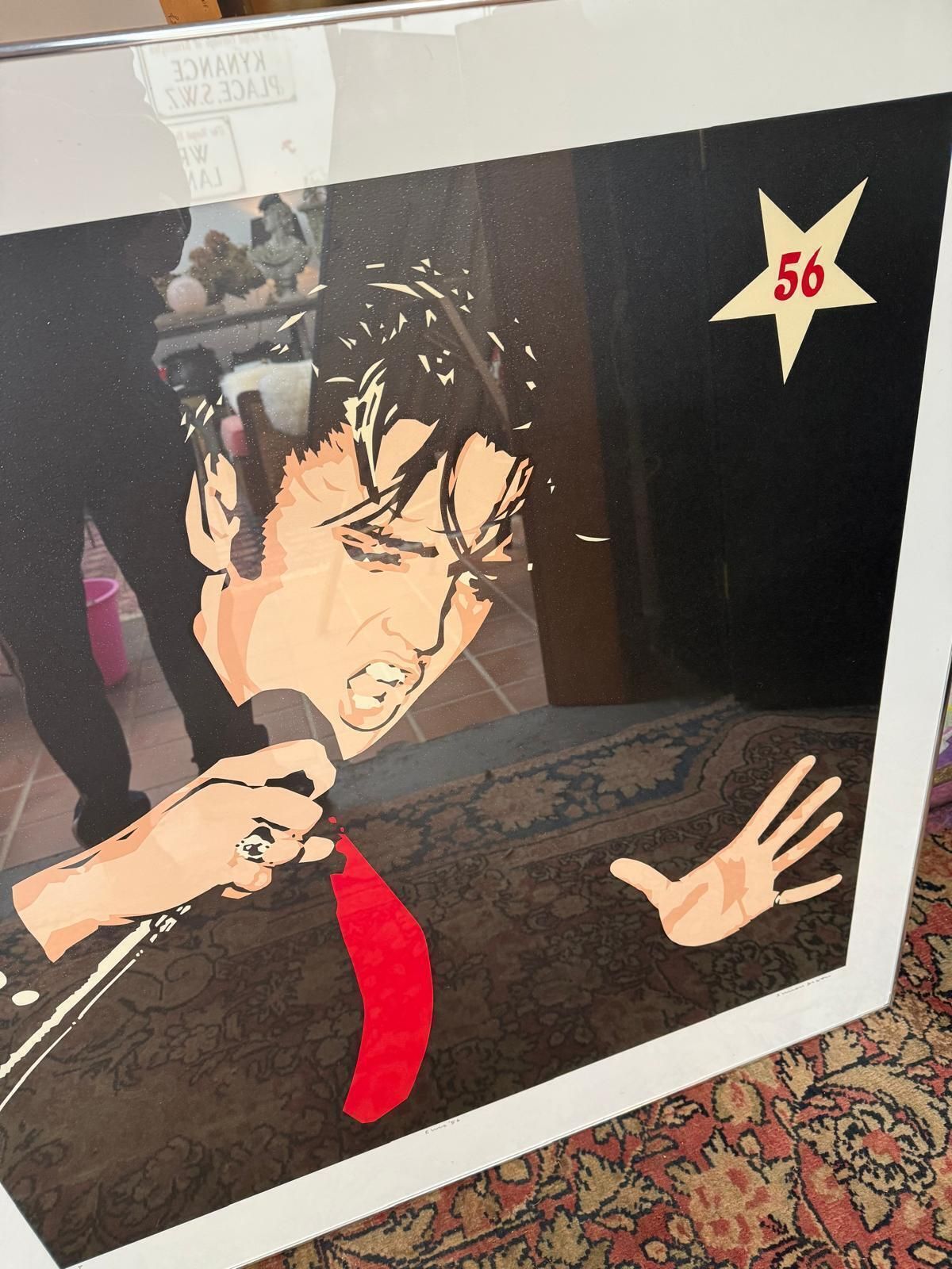 Original Giclée Print Of Elvis By Simon Dixon – Artist’s Proof photo for sale