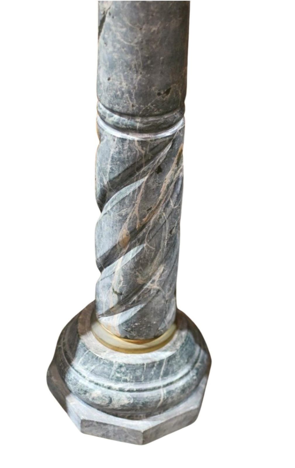 Pair French Urns On Pedestal Stands Marble Neo Classical photo 2750.0