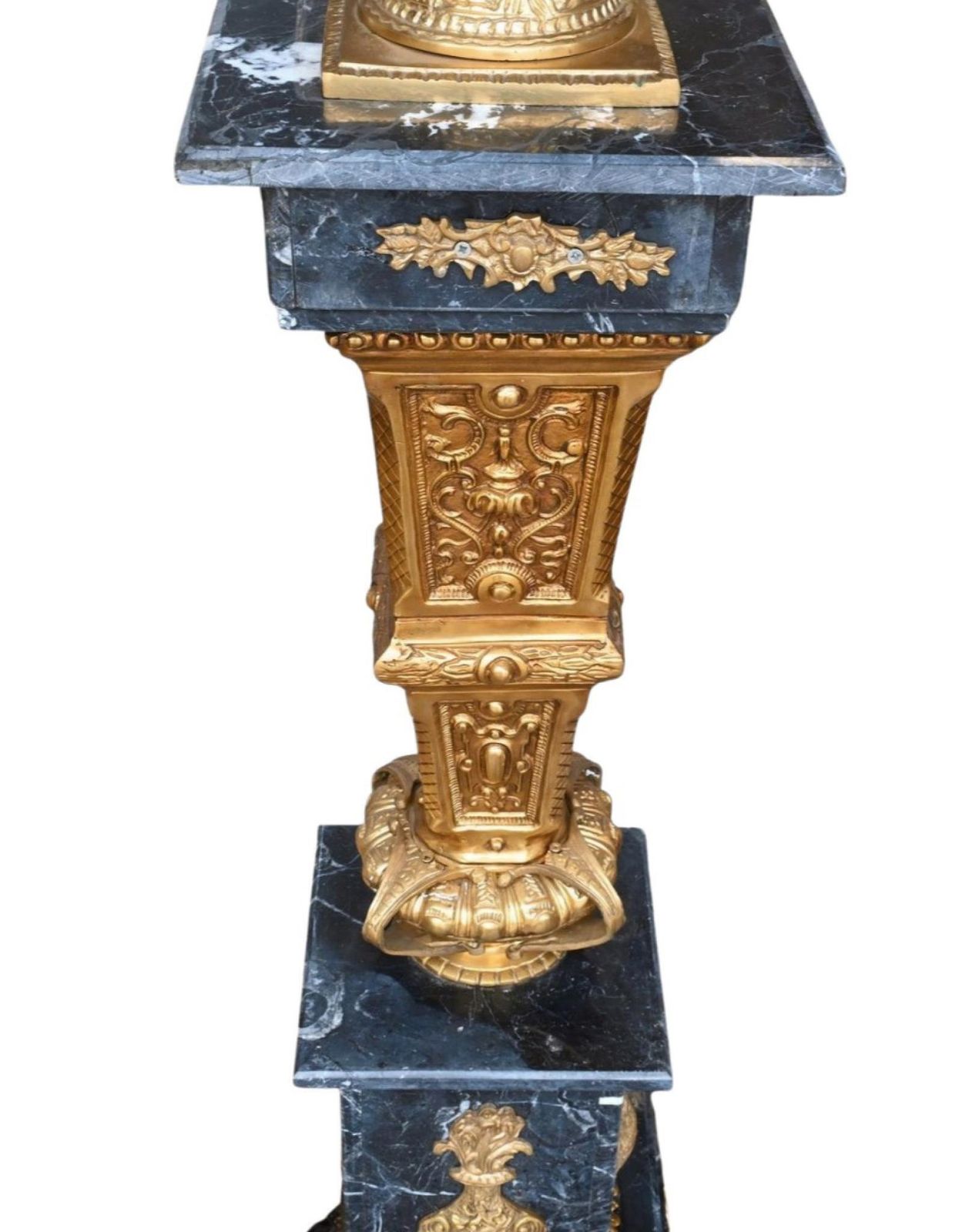 French Marble Pedestal Stands And Urns Louis XVI Tables photo vinterior