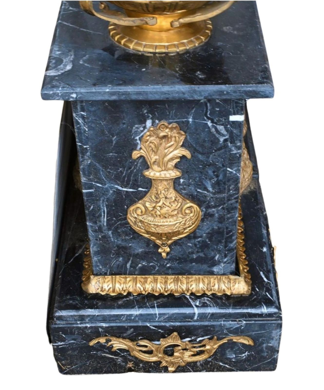 French Marble Pedestal Stands And Urns Louis XVI Tables photo vintage