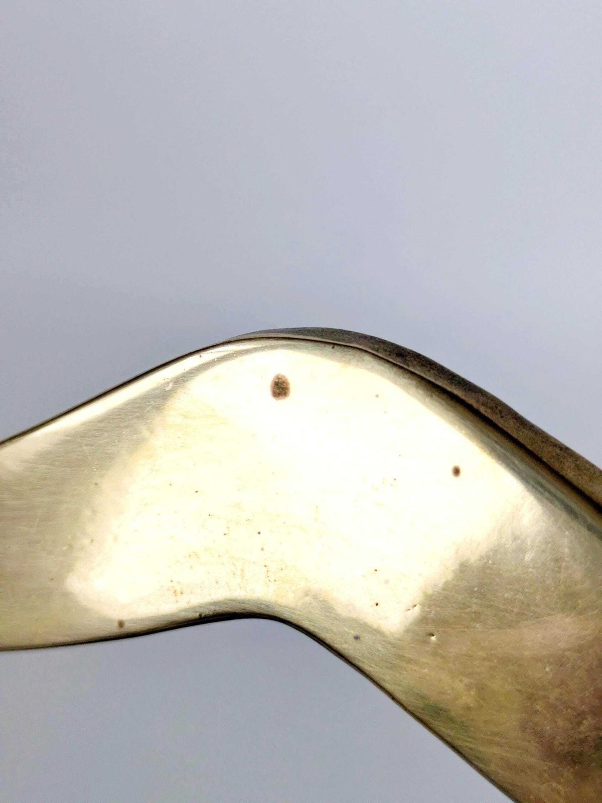 Art Set Of 2 Midcentury Brass Flying Birds: 1960s Minimalist Sculptural Seagull Wall Art photo