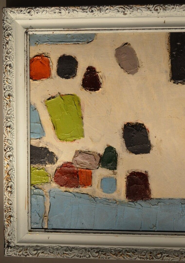 Beautiful Abstract Still Life Painting Initialled Ws photo Art