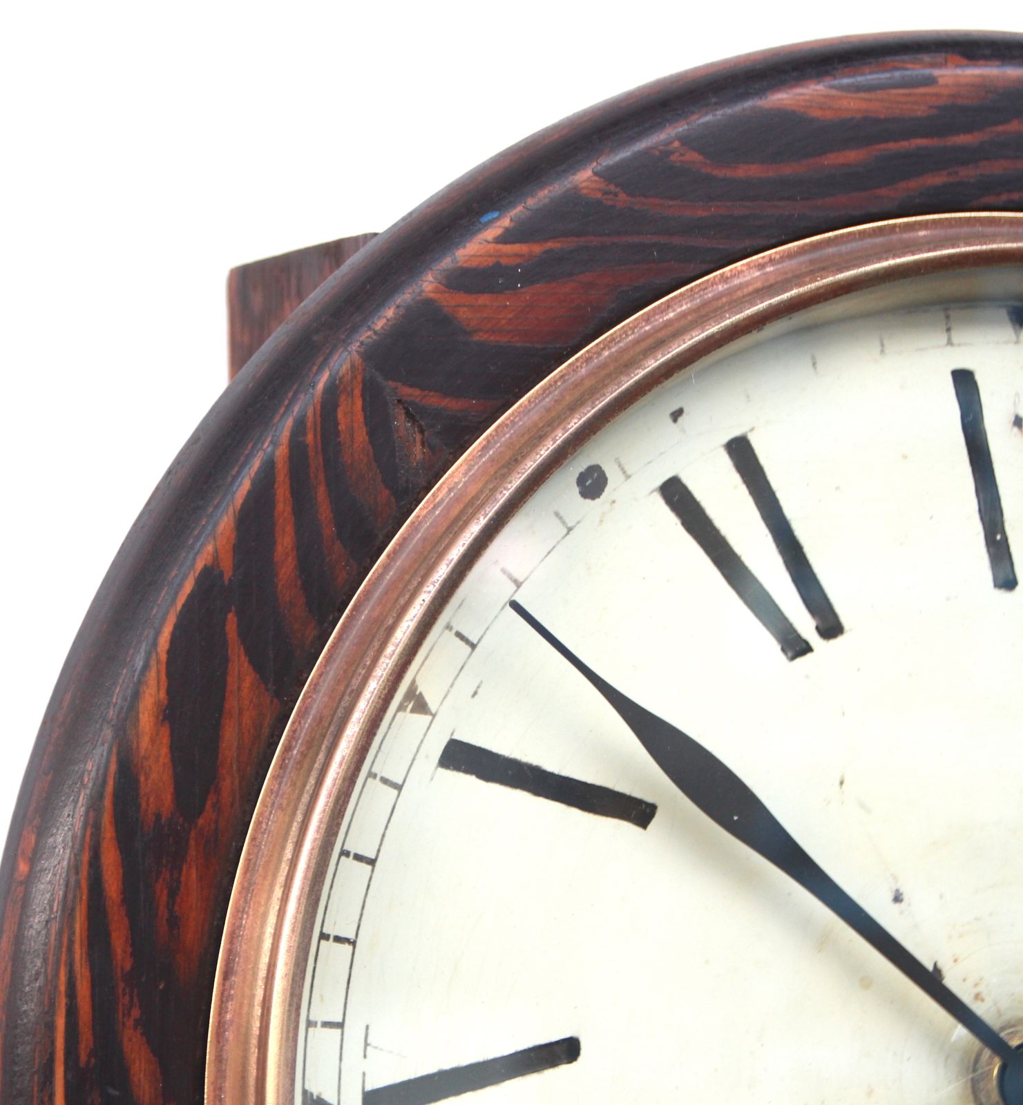 Large 39cm Dated 1943 Railway Wall Clock Factory. Fully Guaranteed photo for sale