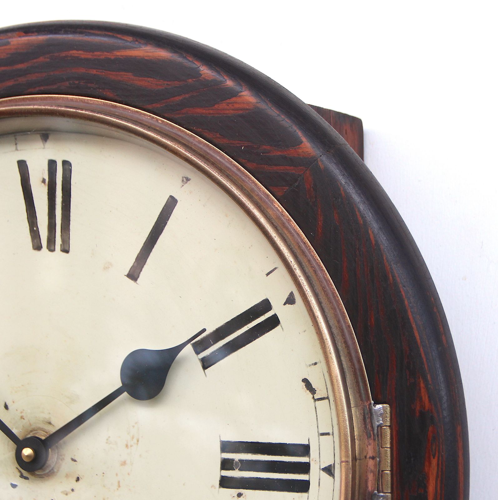 Large 39cm Dated 1943 Railway Wall Clock Factory. Fully Guaranteed photo buy