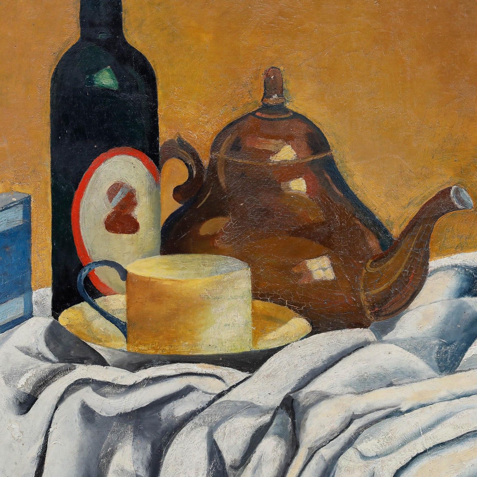Lemaitre 1922 Oil, Still Life With Teapot photo Art