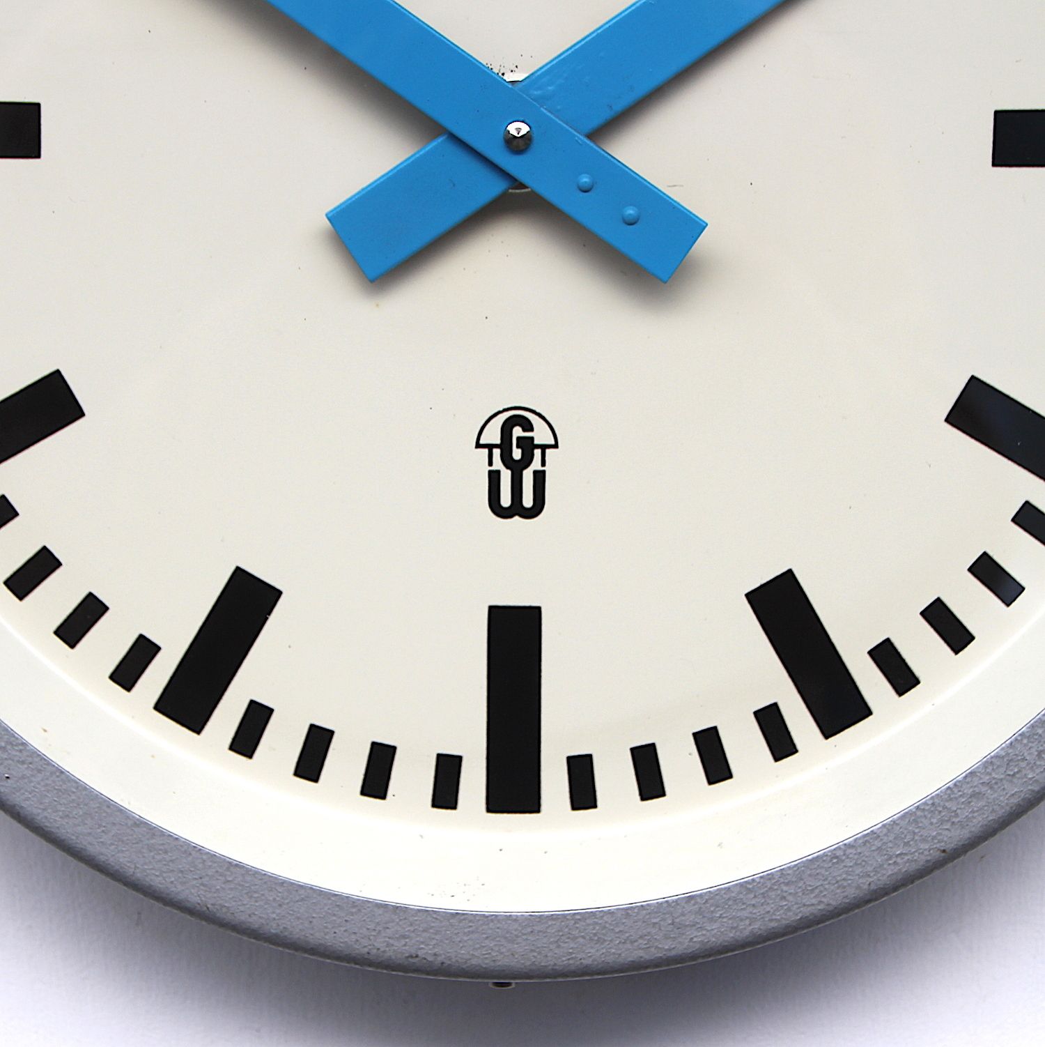 photo buy Dated 1967 East German Vintage Factory Wall Clock. Fully Guaranteed