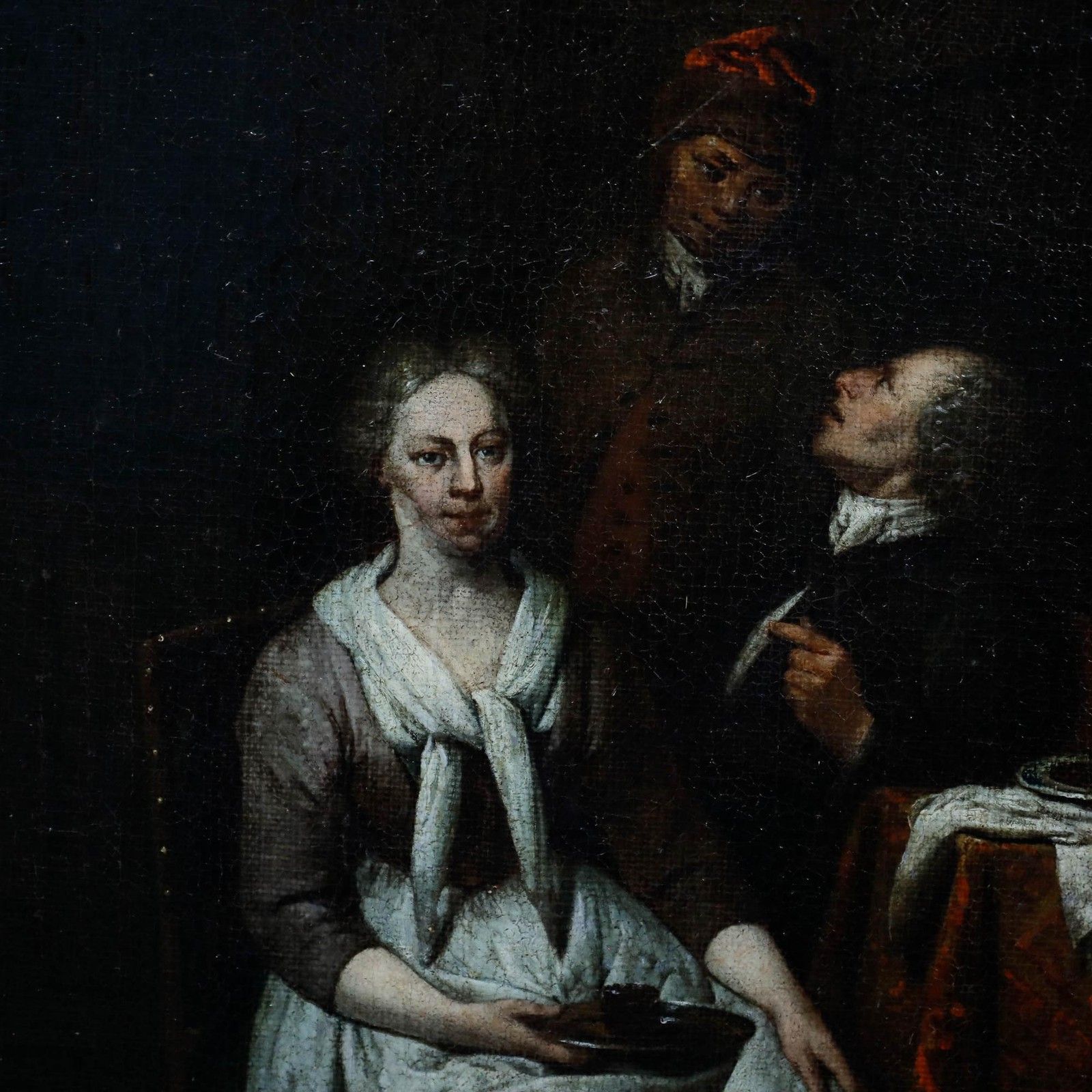 Jan Baptist Lambrechts (1680 1731) 18th Century Oil, Interior Scene II photo Art