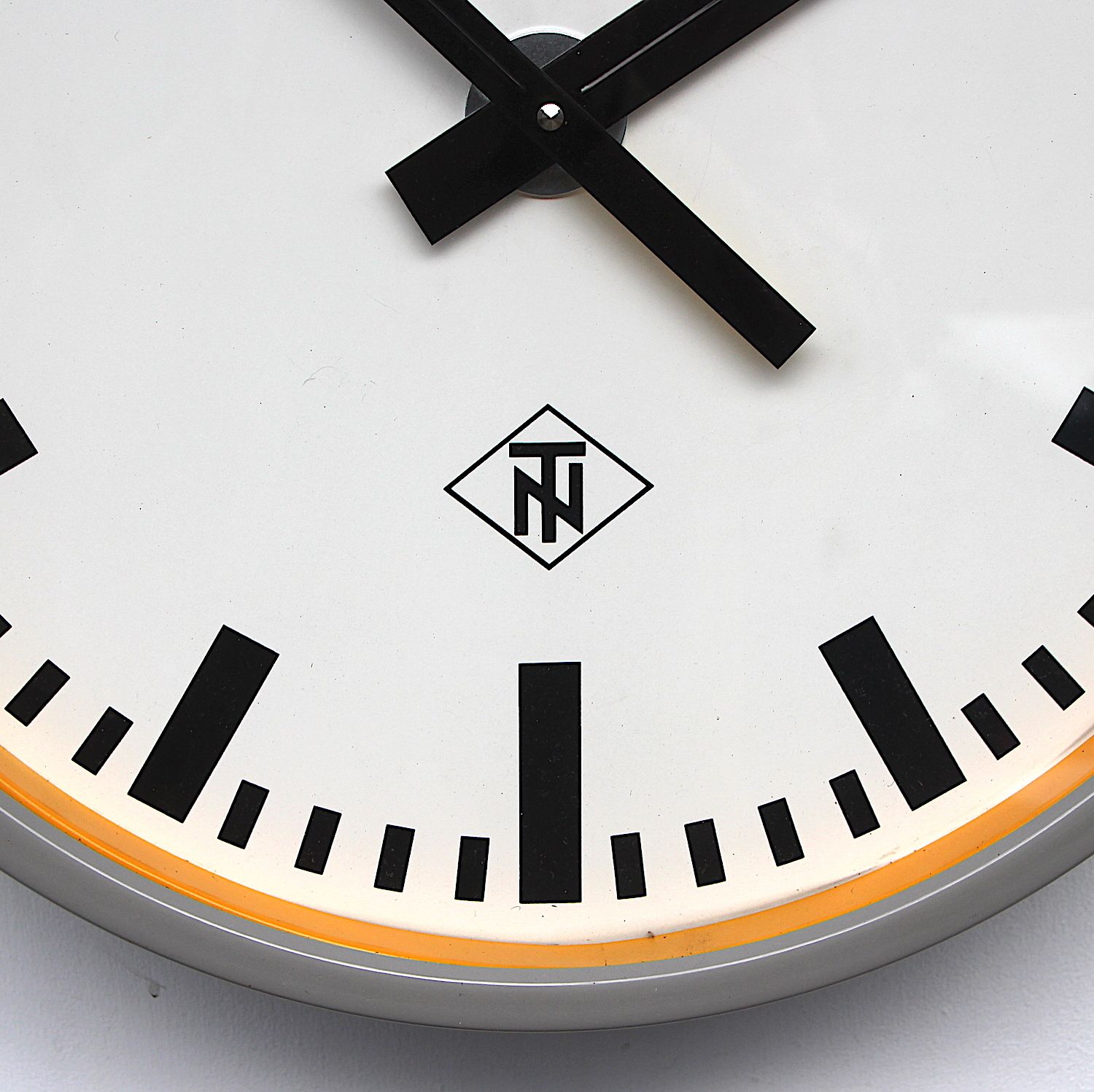 Large 44cm 1970s West German Factory Vintage Factory Wall Clock. Fully Guaranteed photo vinterior