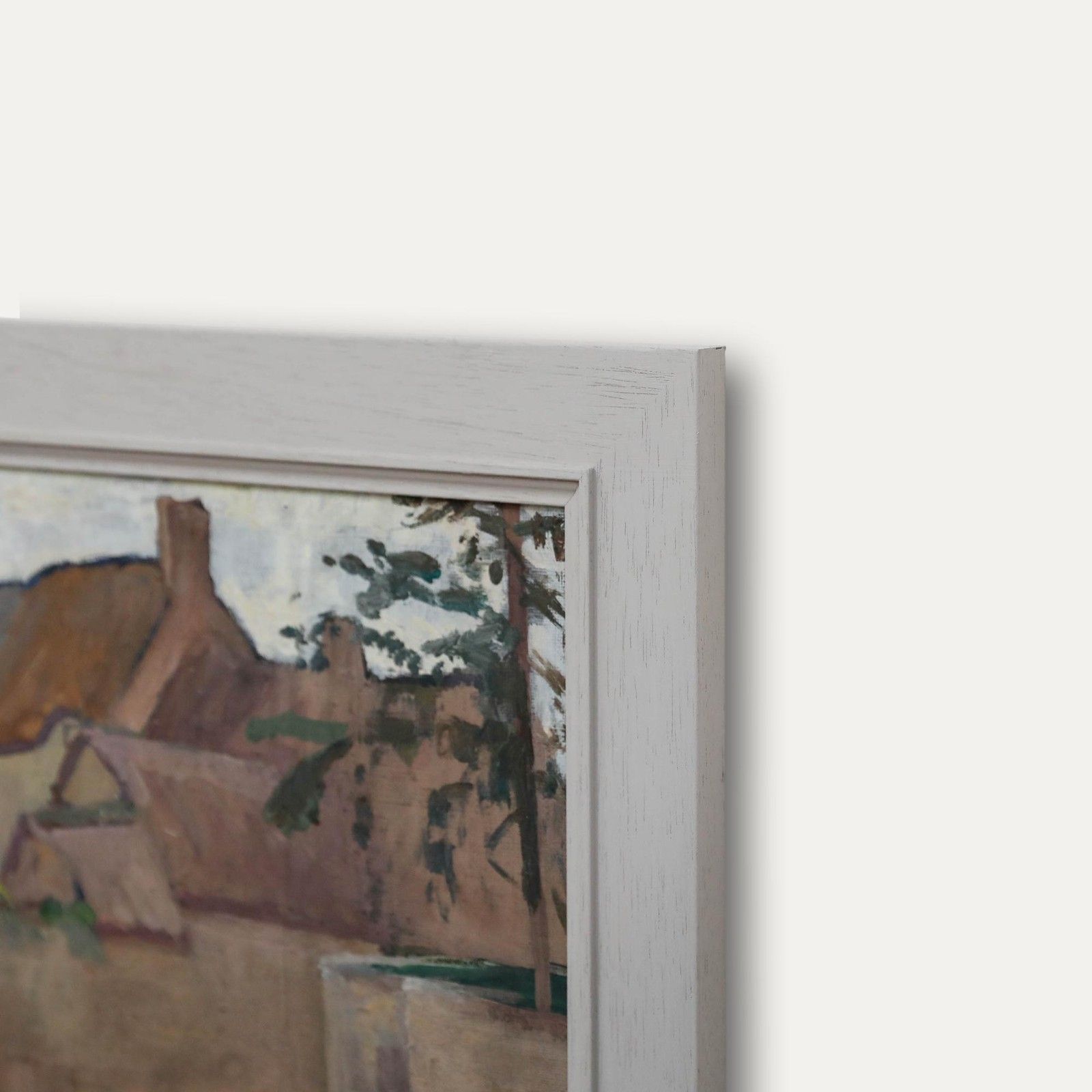 Cecile Hertz Eyrolles (1875 1974) Mid 20th Century Oil, Approaching The Farm photo 325.0