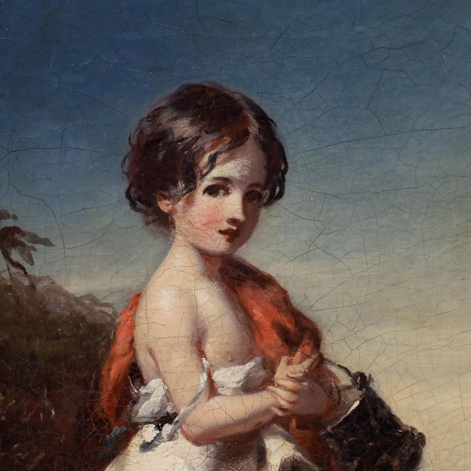 J. P Drew (Fl.1835 1861) 1850 Oil, The Water Carrier photo Art