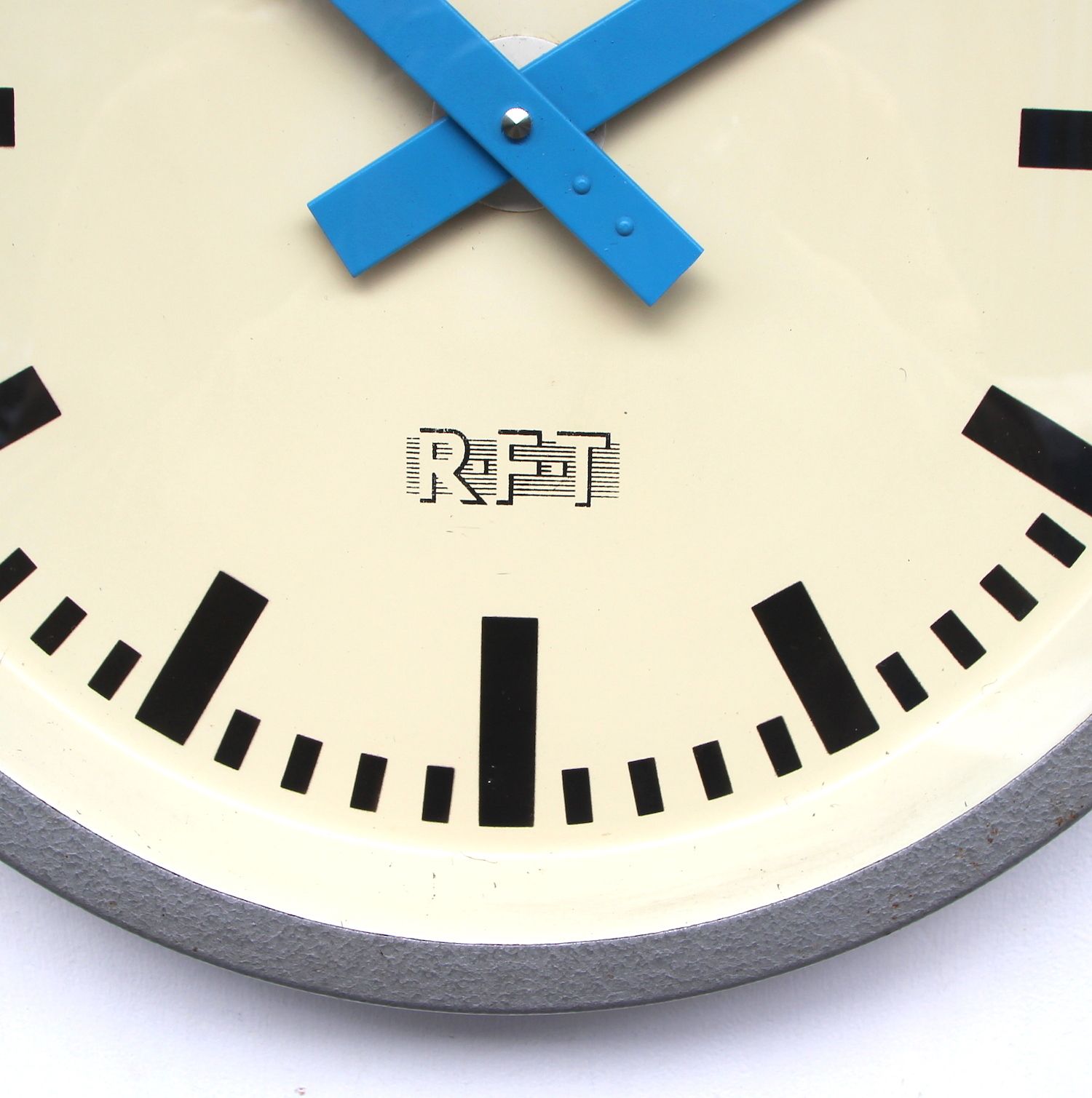 photo buy Dated 1969 East German Vintage Factory Wall Clock. Fully Guaranteed