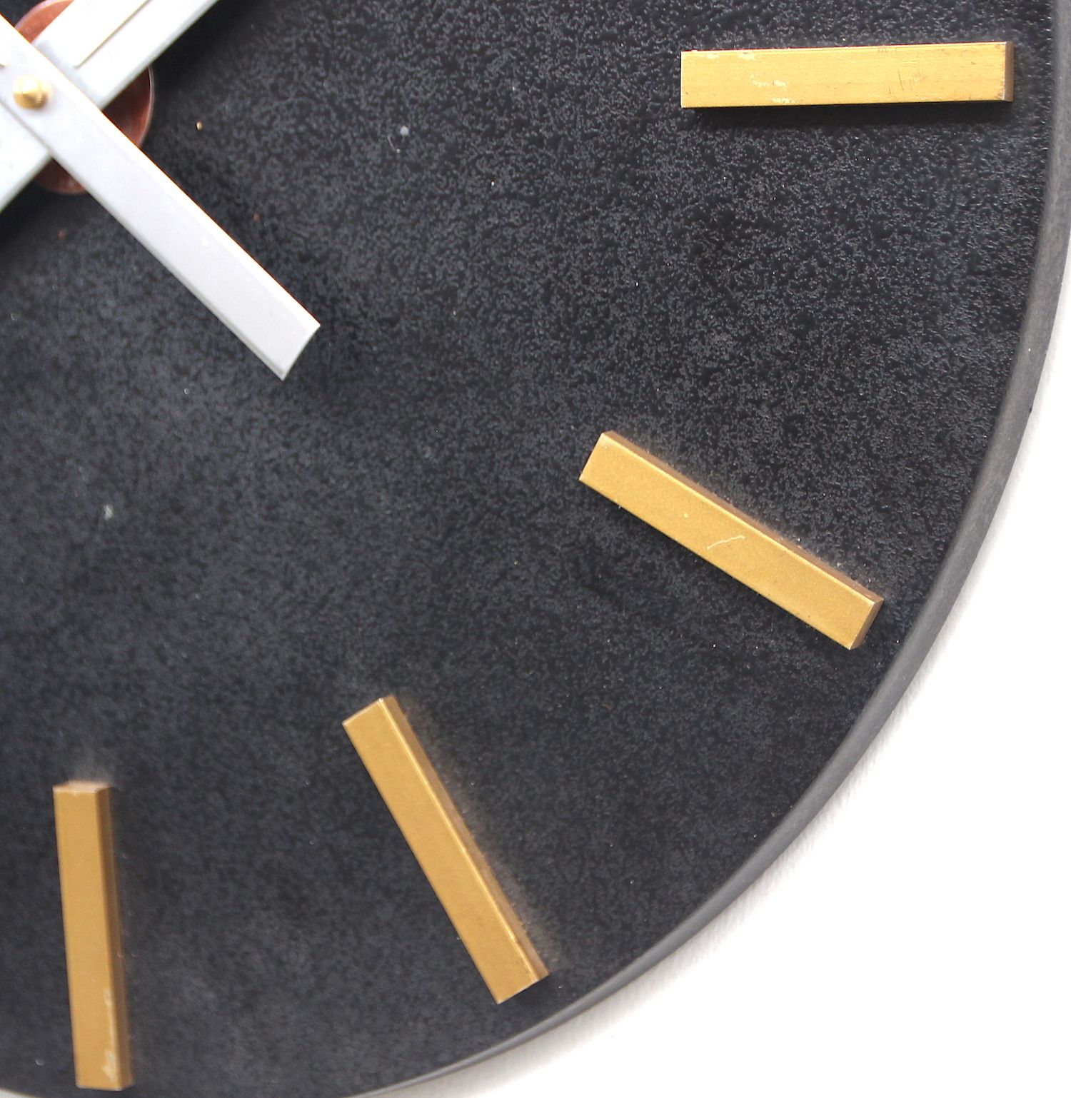 Large 40cm 1960s East German Factory Vintage Factory Wall Clock. Fully Guaranteed photo 175.0